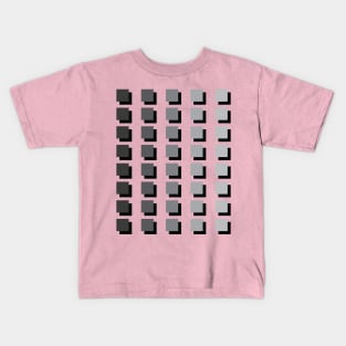 Gradient Grid Kids T-Shirt